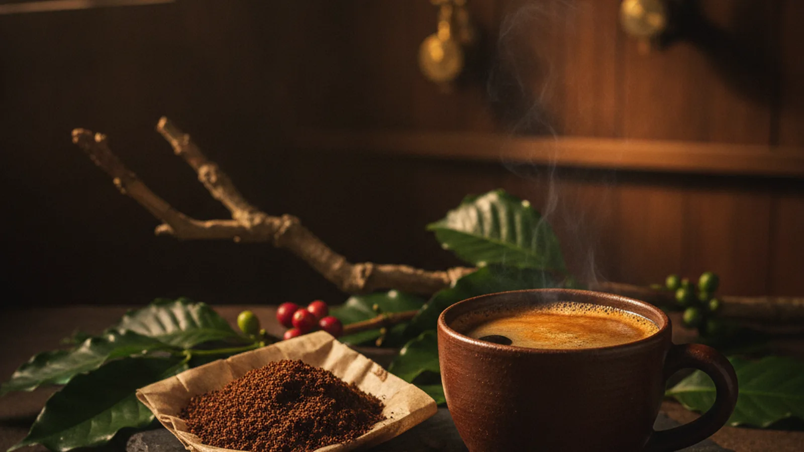 Aceh Gayo coffee farm origin.