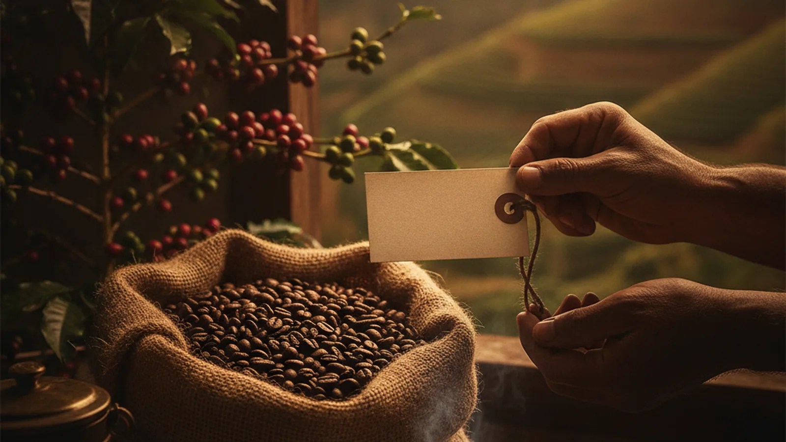 Rwanda Huye coffee farm origin.