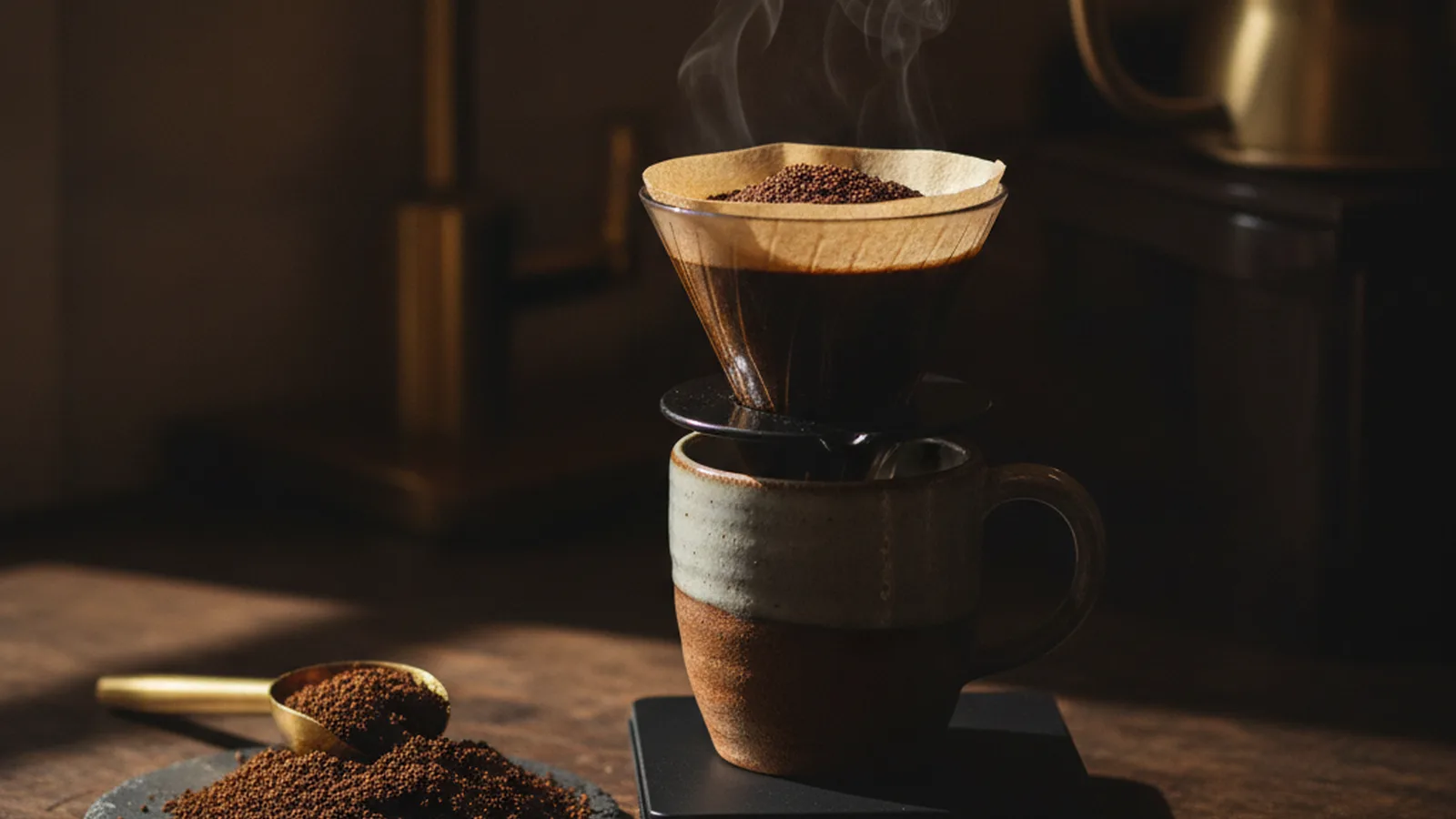 Aeropress coffee to water ratio and grind size.