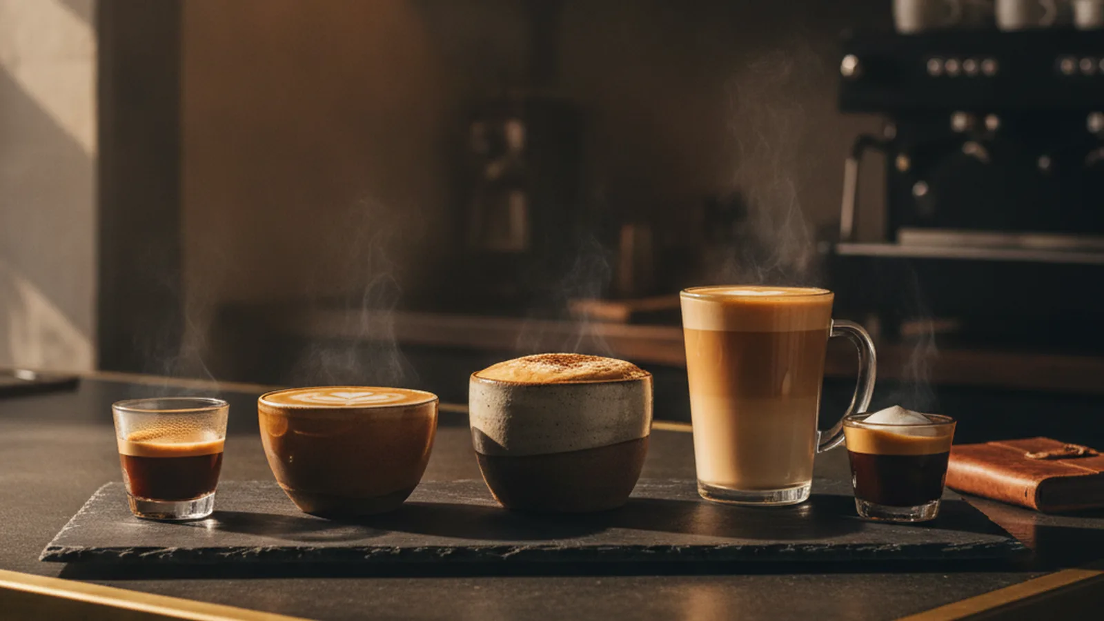 Cortado vs flat white vs cappuccino vs latte vs macchiato.