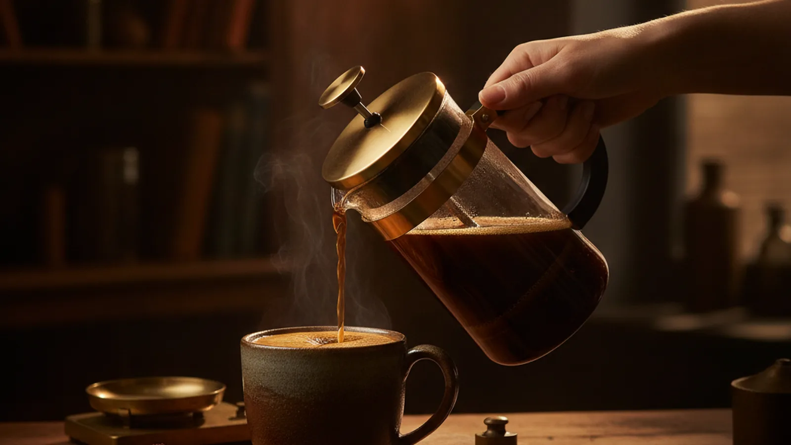 French press coffee to water ratio.