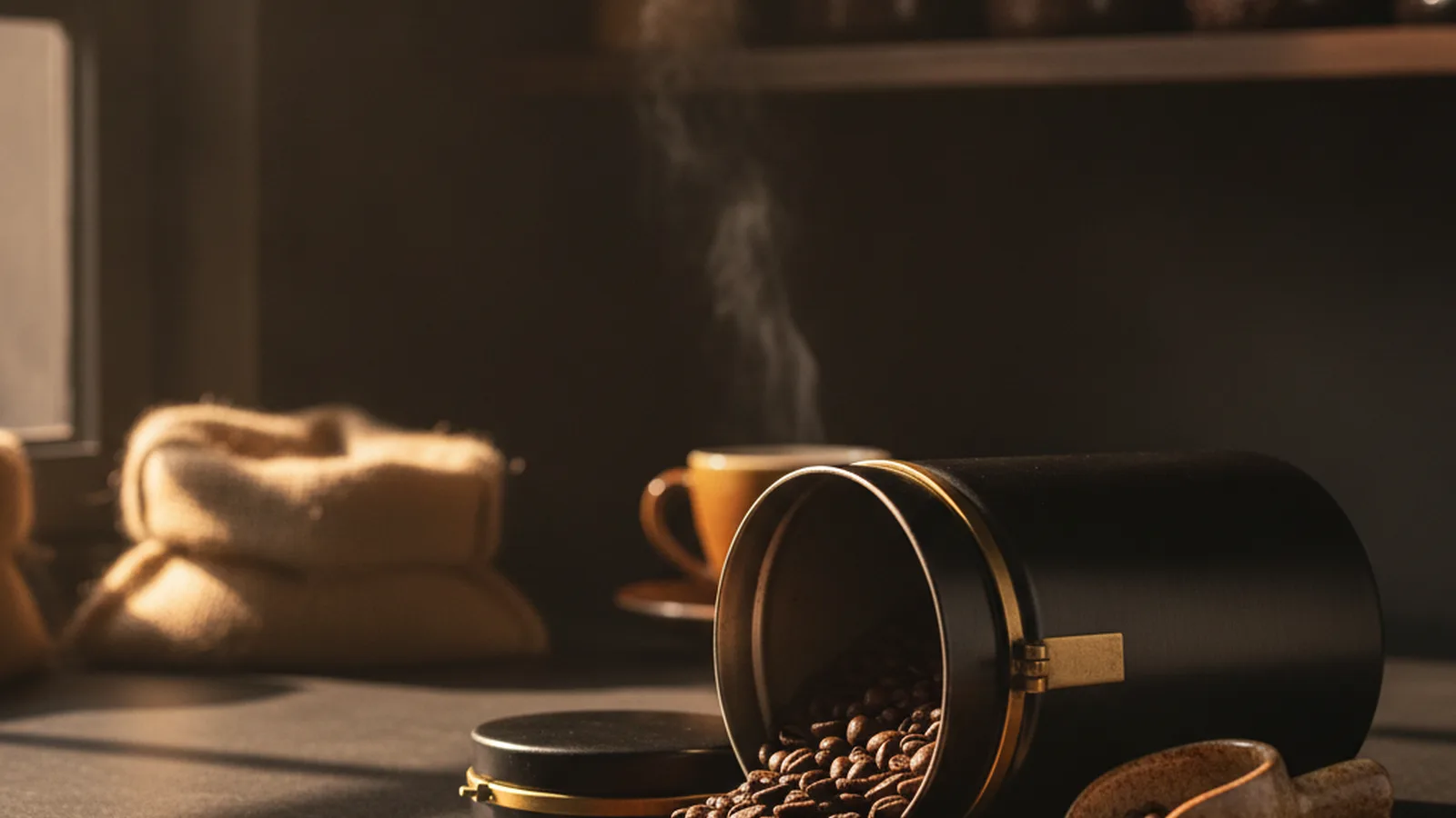 How to store coffee beans.