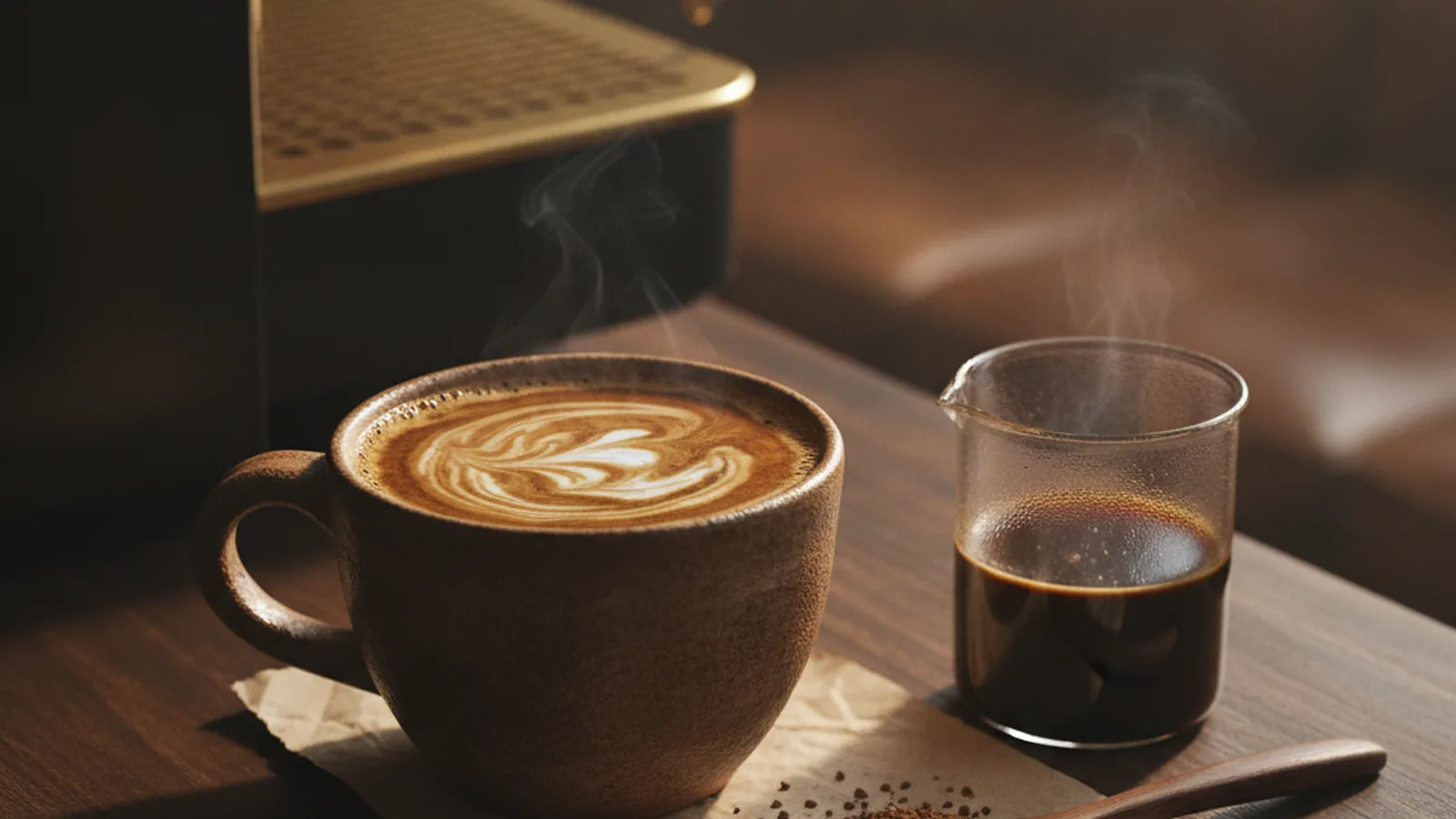 Instant coffee caffeine content.