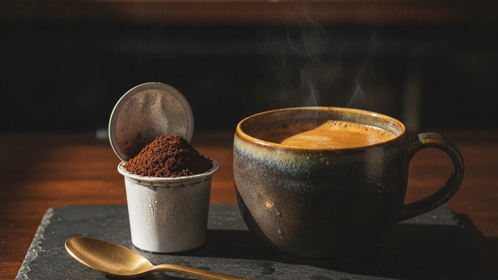 How much caffeine is in a k cup.